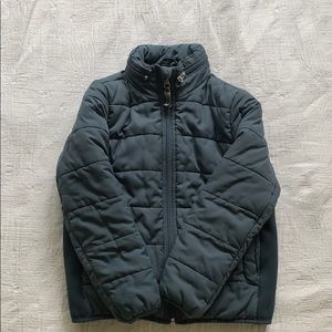 J Crew boys grey puffer coat. 6/7